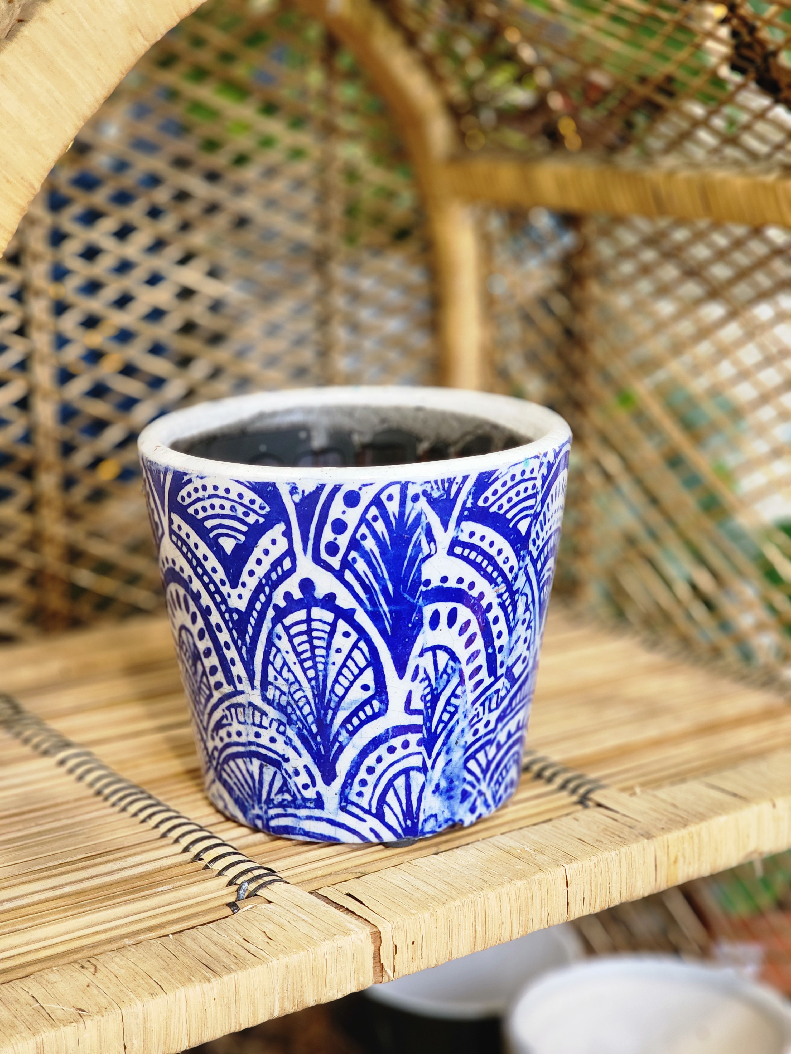Morocco Blue Planter