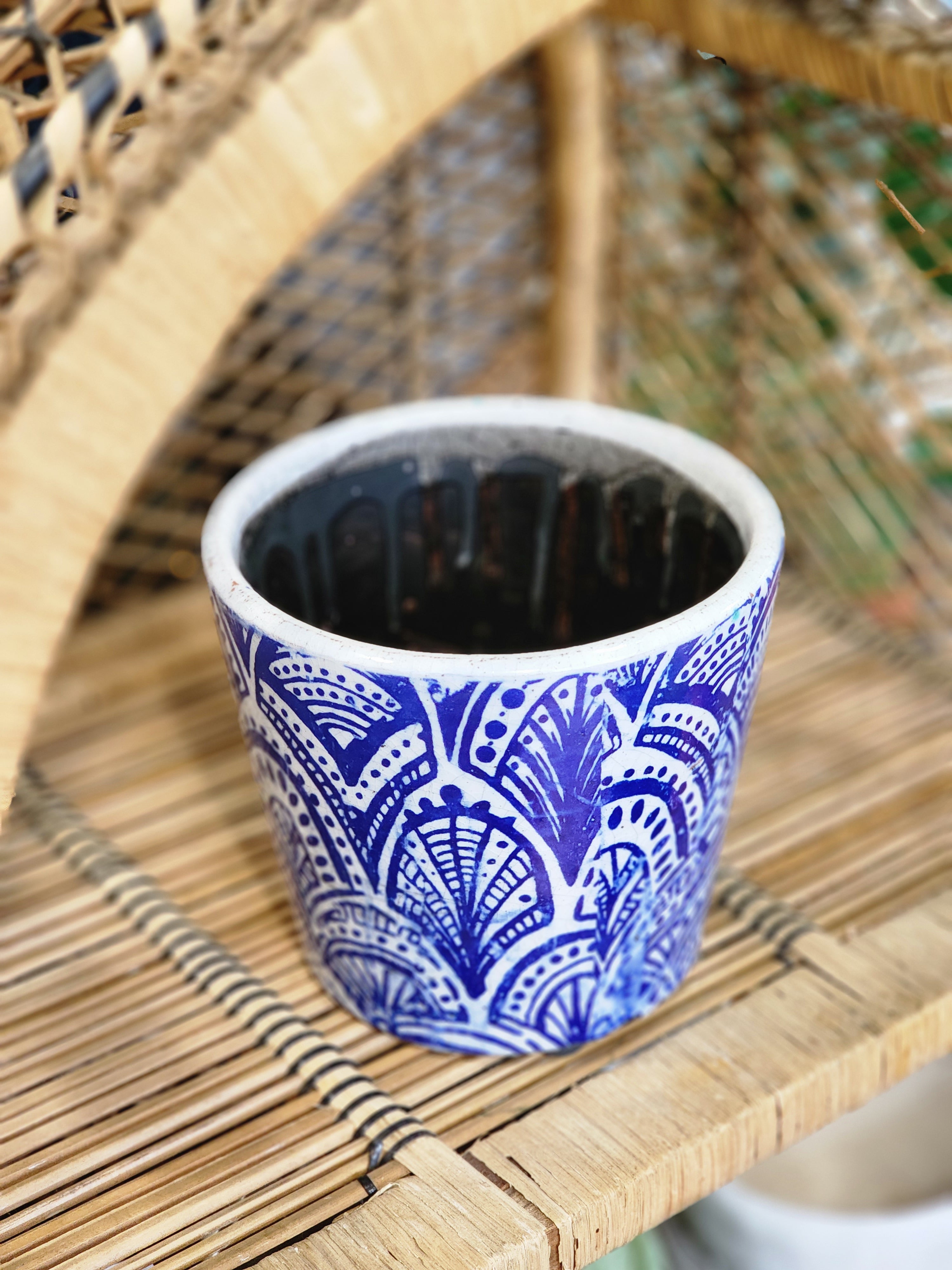 Morocco Blue Planter