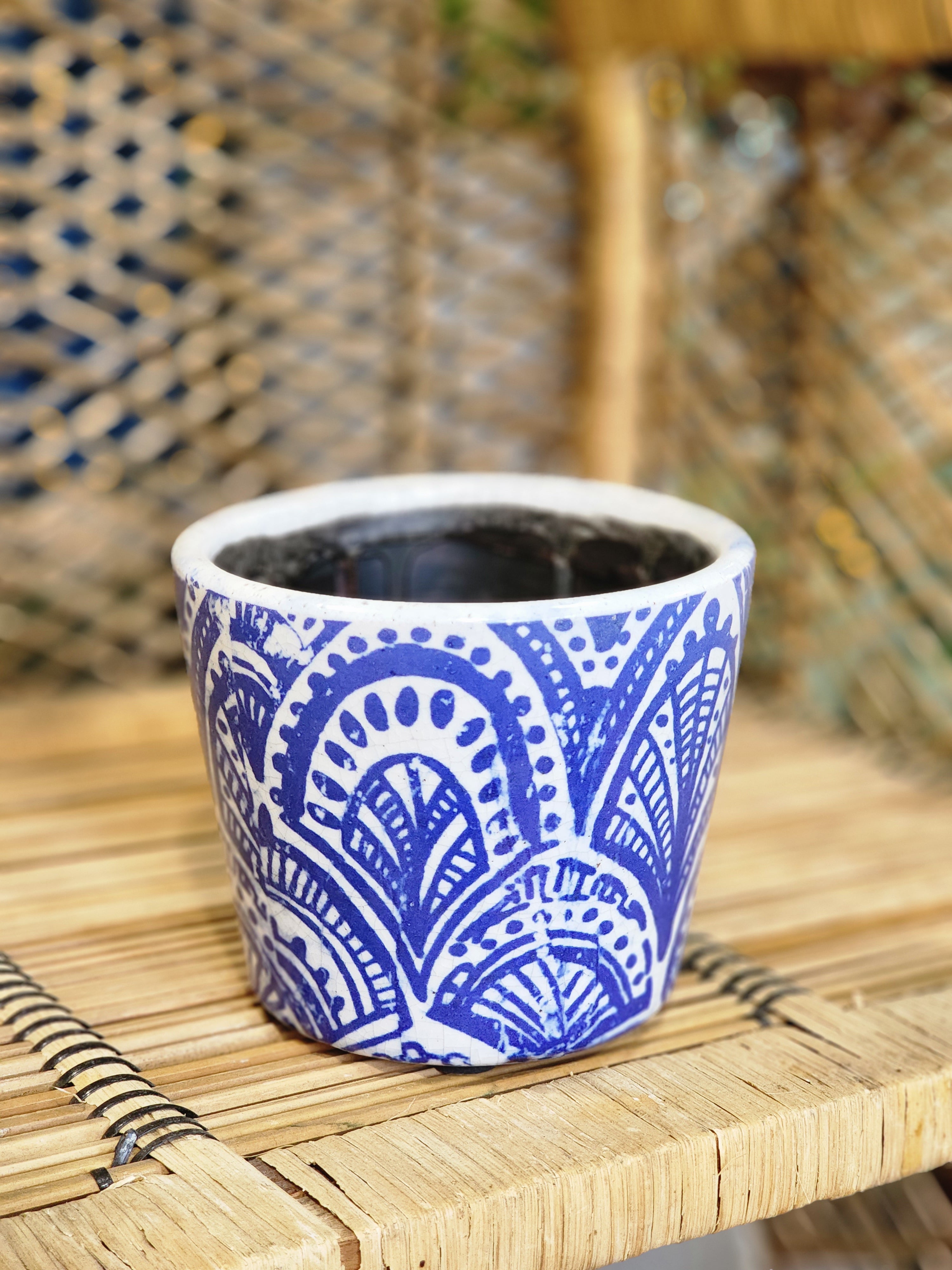 Morocco Blue Planter