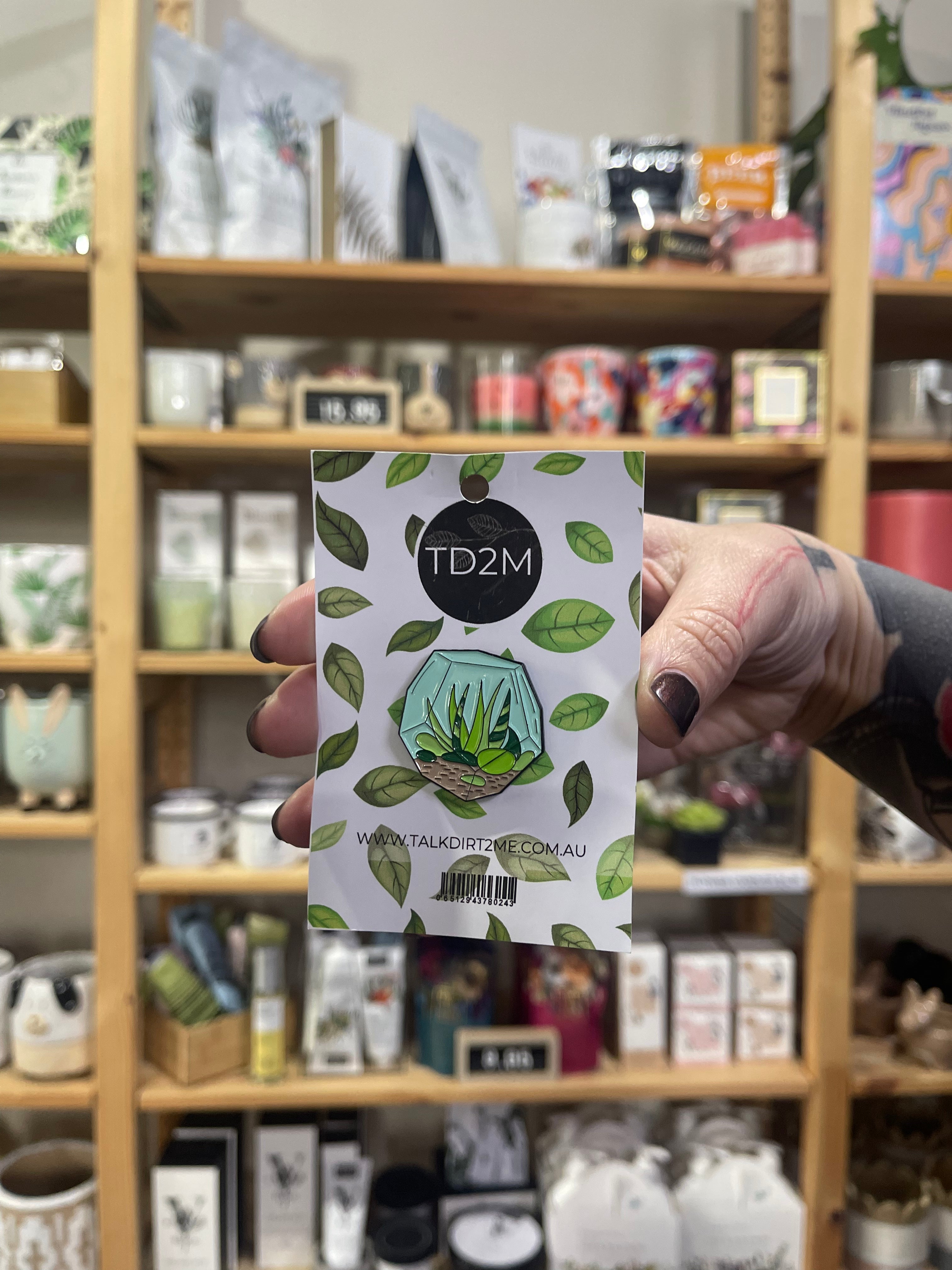 Terrarium Lapel Pin