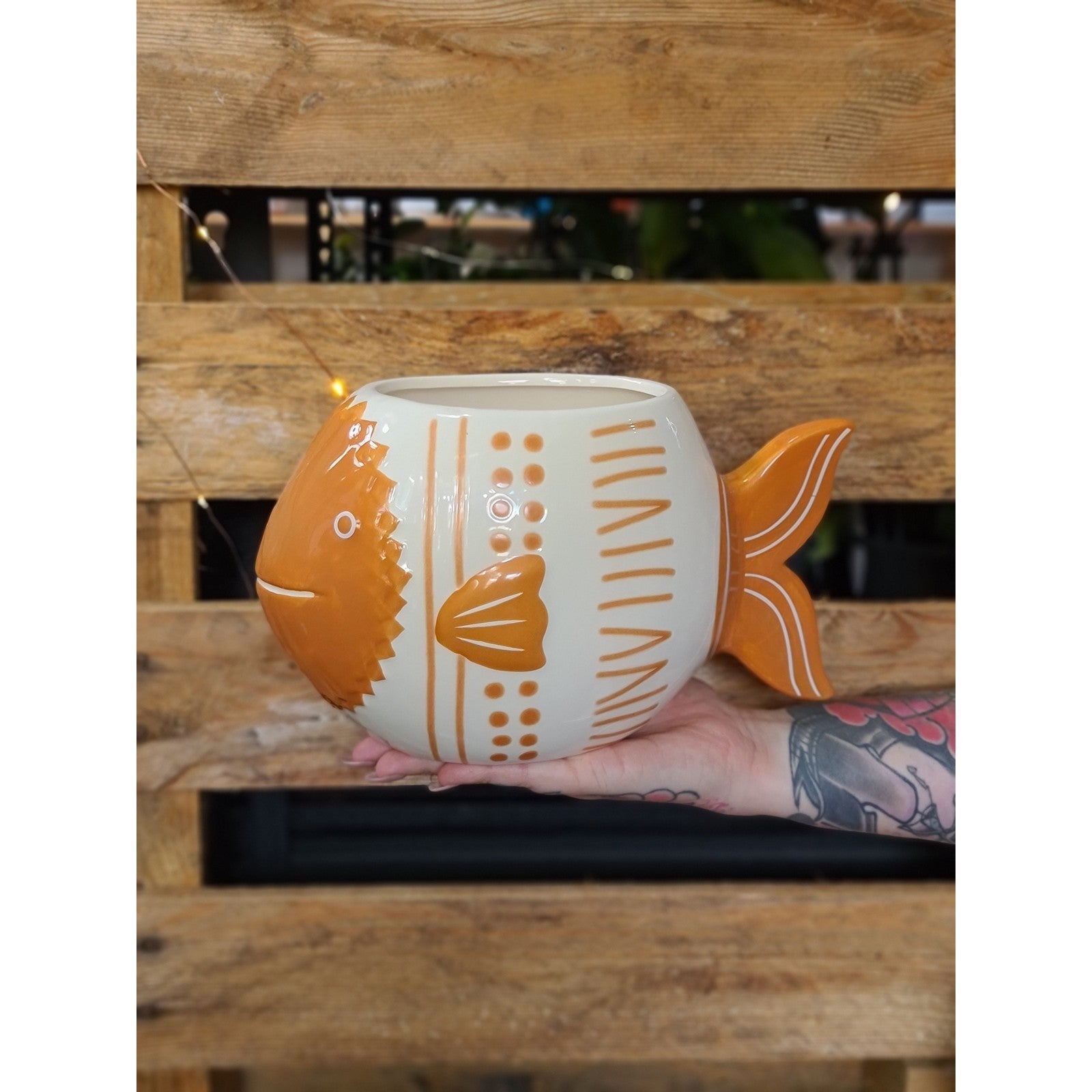 Fish Face Planter