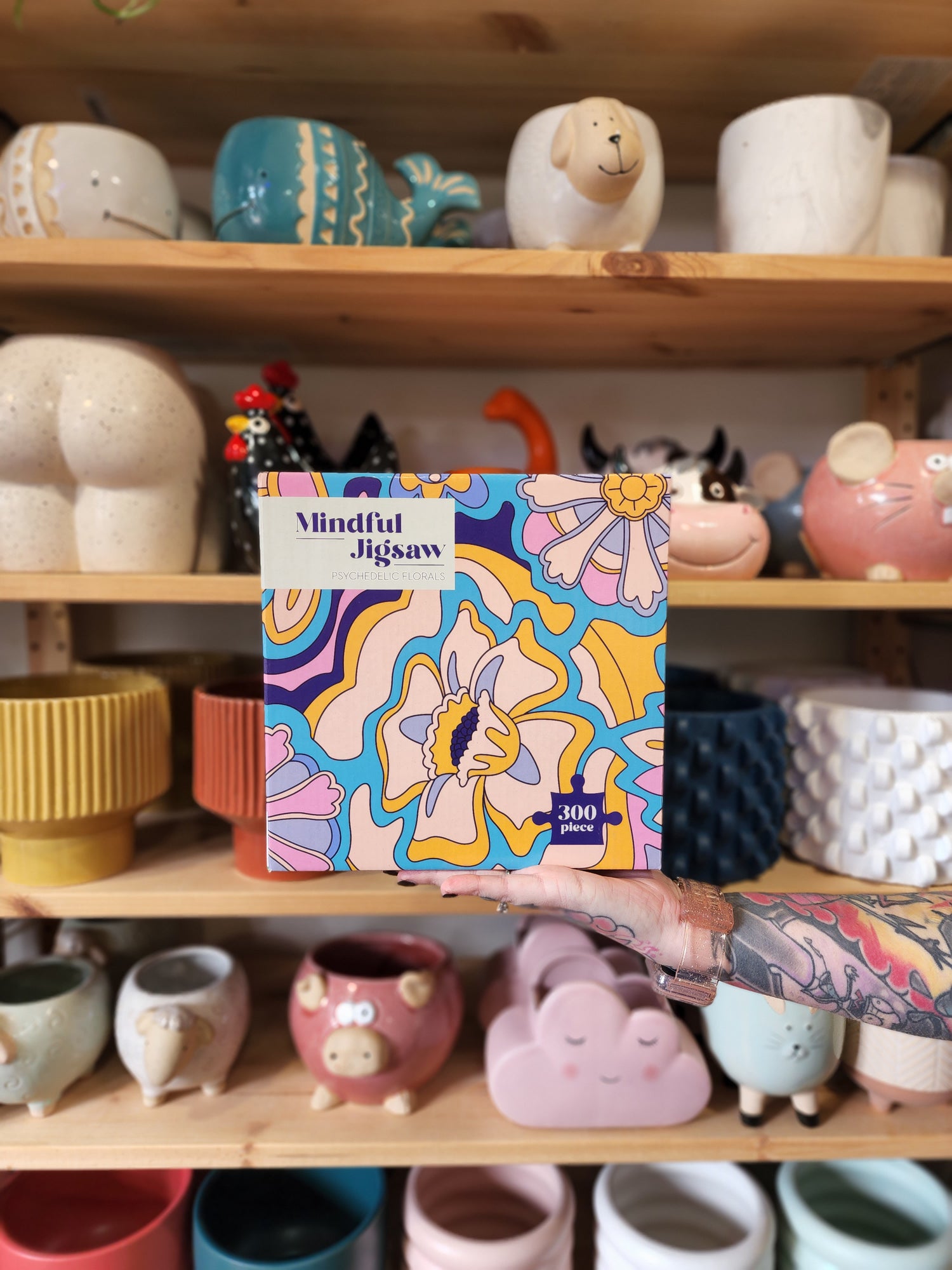 Mindful Floral Jigsaw Puzzle