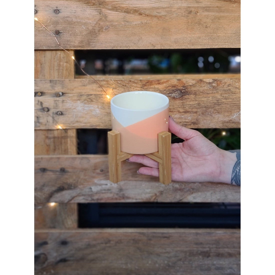 Art Deco Mini Planter