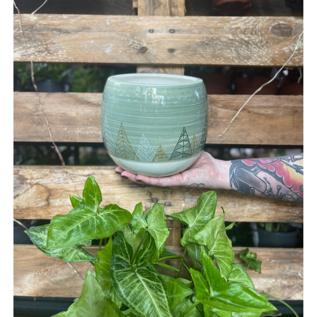 Christmas Forest Planter