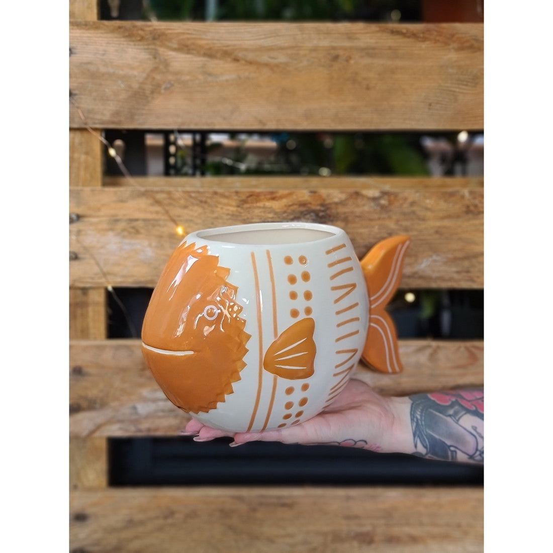 Fish Face Planter