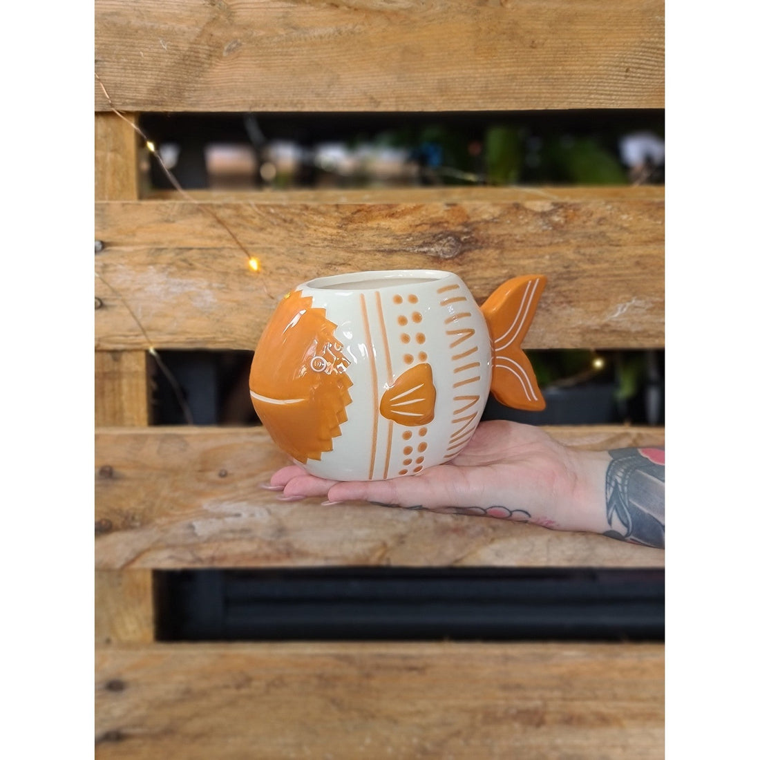 Fish Face Planter
