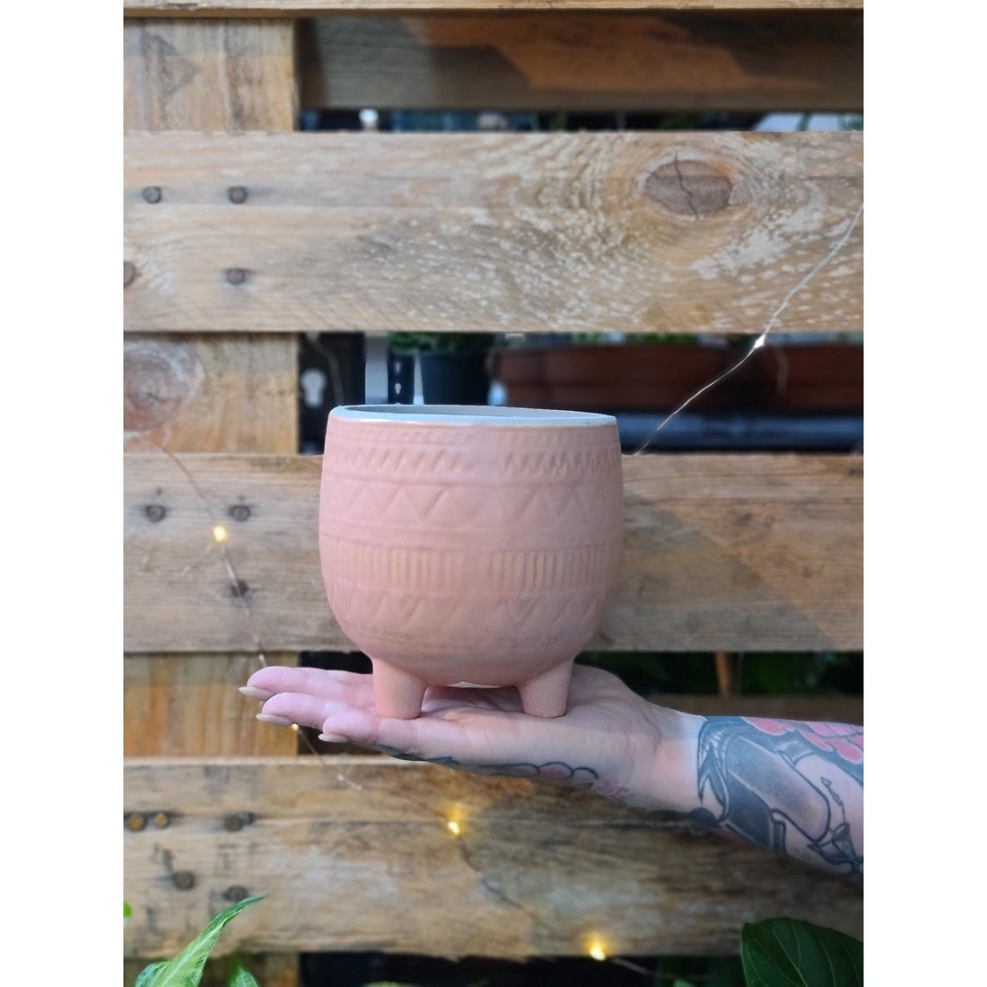 Glossy Aztec Planter