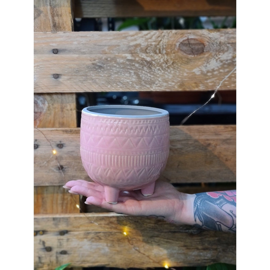 Glossy Aztec Planter