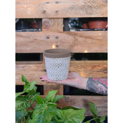 Pattern Clay Pot